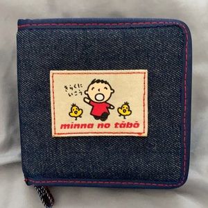 wallet. 4” x 4” with zipper